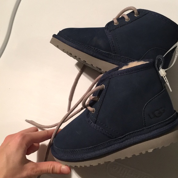 UGG Shoes Ugg Boys Neumel Water Resistant Chukka Boot Navy Poshmark